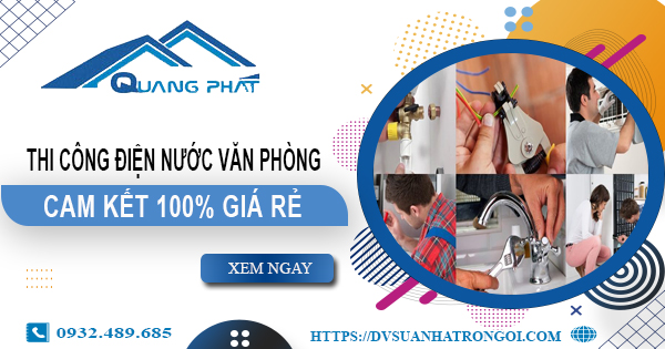 Thi công điện nước văn phòng tại Biên Hòa | Cam kết 100% giá rẻ