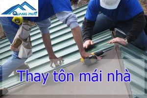 Thay tôn mái nhà