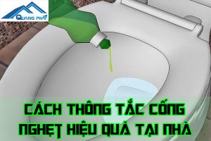 Thông tắc cống nghẹt