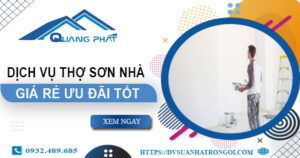 Công ty dịch vụ thợ sơn nhà tại Cam Ranh -【Ưu đãi 10%】