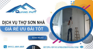 Công ty báo giá dịch vụ thợ sơn nhà tại Khánh Hoà ưu đãi 10%
