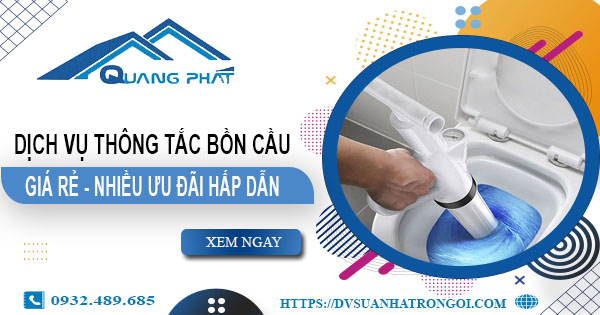 Báo giá thông tắc bồn cầu tại Ba Đình【Ưu đãi giảm giá 20%】