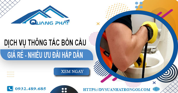 Báo giá thông tắc bồn cầu tại Bắc Giang -【Ưu đãi giảm 20%】