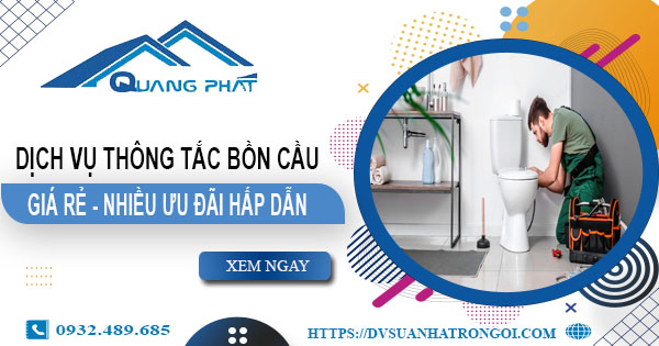 Báo giá thông tắc bồn cầu tại Bắc Kạn【Ưu đãi giảm giá 20%】