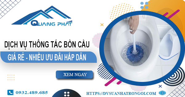 Báo giá thông tắc bồn cầu tại Bắc Ninh - 【Ưu đãi giảm 20%】