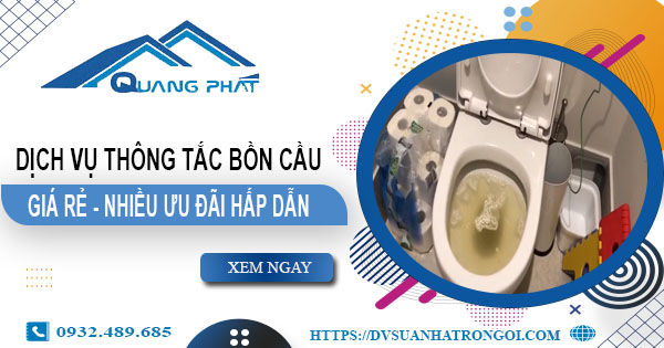 Báo giá thông tắc bồn cầu tại Cẩm Phả - 【Ưu đãi giảm 20%】