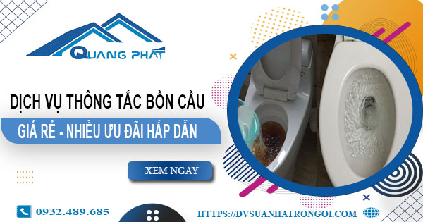 Báo giá thông tắc bồn cầu tại Cao Bằng -【Ưu đãi giảm 20%】