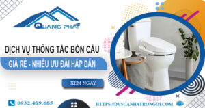 Báo giá thông tắc bồn cầu tại Cầu Giấy -【Ưu đãi giảm 20%】