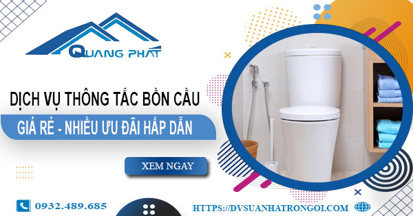 Báo giá thông tắc bồn cầu tại Chương Mỹ【Ưu đãi giảm 20%】