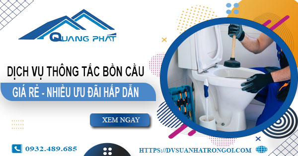 Báo giá thông tắc bồn cầu tại Đống Đa -【Ưu đãi giảm 20%】