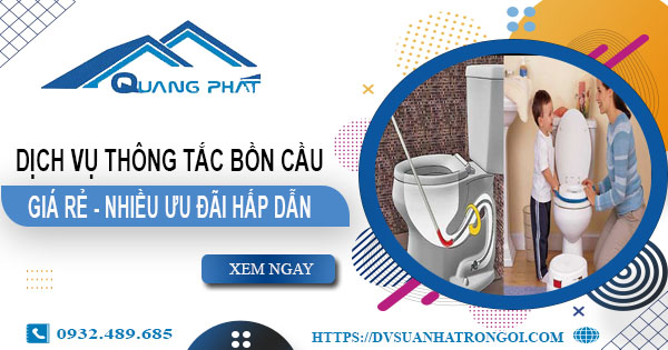 Báo giá thông tắc bồn cầu tại Đồng Xoài -【Ưu đãi giảm 20%】