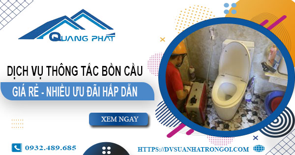 Báo giá thông tắc bồn cầu tại Hà Đông【Ưu đãi giảm giá 20%】