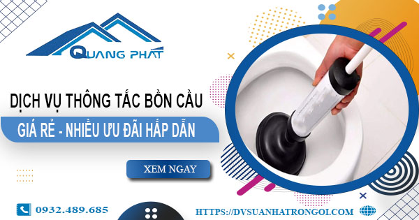 Báo giá thông tắc bồn cầu tại Hải Dương【Ưu đãi giảm 20%】