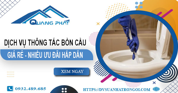 Báo giá thông tắc bồn cầu tại Hải Phòng -【Ưu đãi giảm 20%】