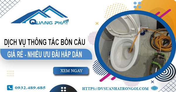 Báo giá thông tắc bồn cầu tại Hoàng Mai -【Ưu đãi giảm 20%】