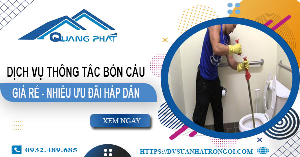 Báo giá thông tắc bồn cầu tại Mê Linh【Ưu đãi giảm giá 20%】