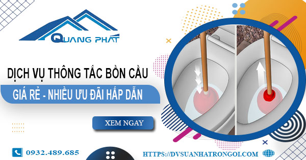 Báo giá thông tắc bồn cầu tại Nam Định -【Ưu đãi giảm 20%】