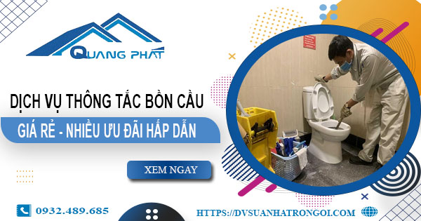 Báo giá thông tắc bồn cầu tại Ninh Bình -【Ưu đãi giảm 20%】