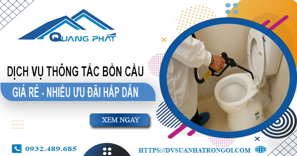 Báo giá thông tắc bồn cầu tại Phúc Thọ -【Ưu đãi giảm 20%】