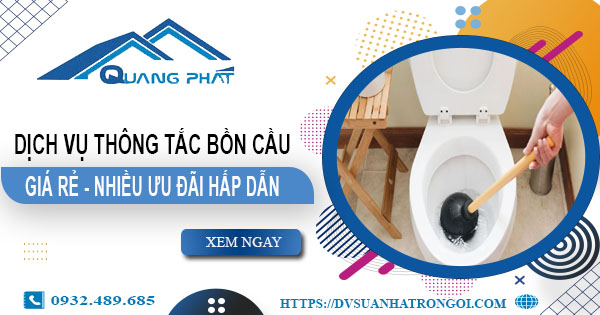 Báo giá thông tắc bồn cầu tại Phúc Yên -【Ưu đãi giảm 20%】