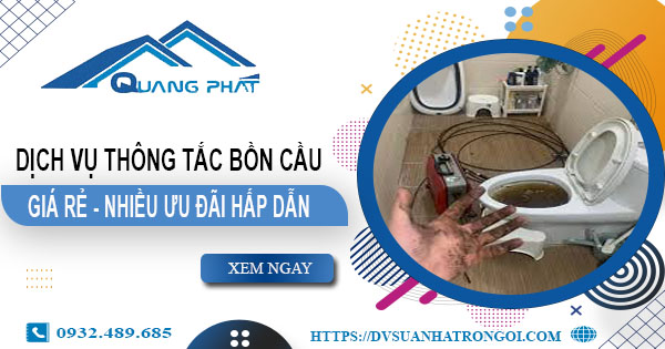 Báo giá thông tắc bồn cầu tại Sóc Sơn【Ưu đãi giảm giá 20%】