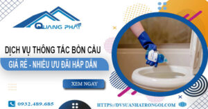 Báo giá thông tắc bồn cầu tại Sơn La -【Ưu đãi giảm giá 20%】