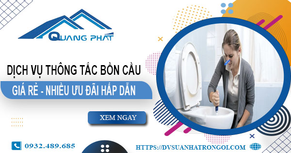 Báo giá thông tắc bồn cầu tại Sông Công【Ưu đãi giảm 20%】