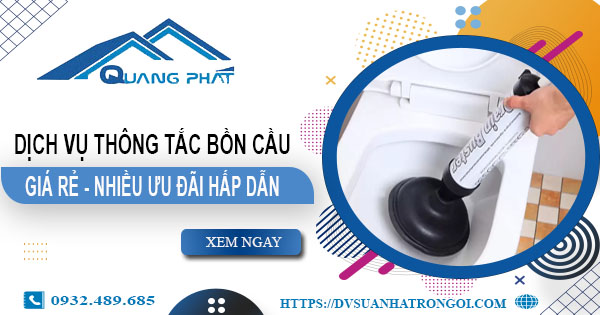 Báo giá thông tắc bồn cầu tại Tam Điệp - 【Ưu đãi giảm 20%】