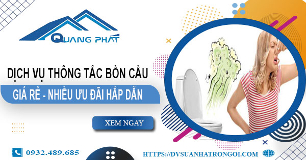 Báo giá thông tắc bồn cầu tại Thạch Thất【Ưu đãi giảm 20%】