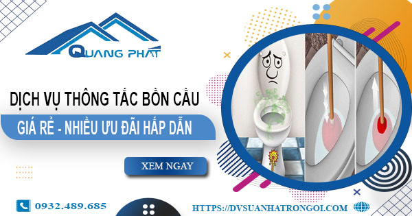 Báo giá thông tắc bồn cầu tại Thanh Oai -【Ưu đãi giảm 20%】