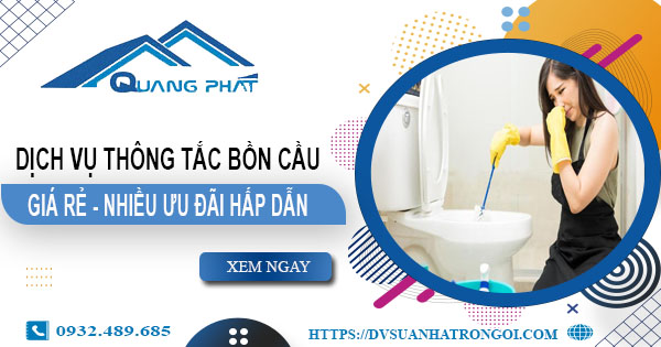 Báo giá thông tắc bồn cầu tại Thanh Trì -【Ưu đãi giảm 20%】