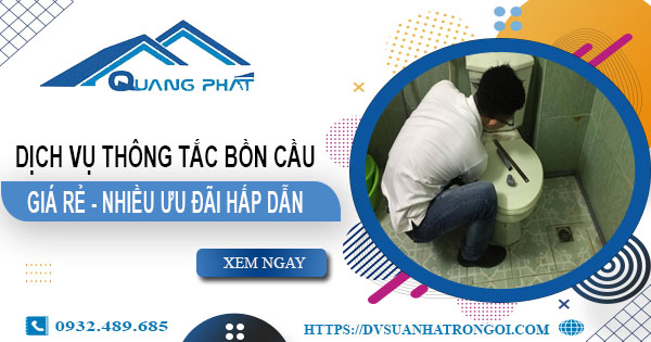 Báo giá thông tắc bồn cầu tại Thanh Xuân【Ưu đãi giảm 20%】