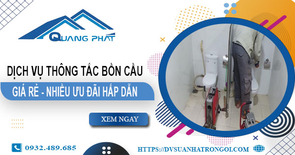 Báo giá thông tắc bồn cầu tại Ứng Hòa【Ưu đãi giảm giá 20%】