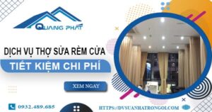 Báo giá dịch vụ thợ sửa rèm cửa tại Ba Vì【Tiết kiệm 10%】