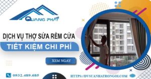 Báo giá dịch vụ sửa rèm cửa tại Bình Chánh【Tiết kiệm 10%】
