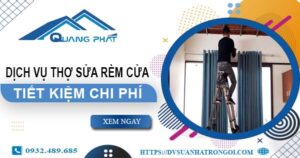 Báo giá dịch vụ sửa rèm cửa tại Bình Thạnh【Tiết kiệm 10%】
