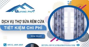 Báo giá dịch vụ sửa rèm cửa tại Hai Bà Trưng【Tiết kiệm 10%】