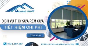 Báo giá dịch vụ thợ sửa rèm cửa tại Mỹ Đức【Tiết kiệm 10%】