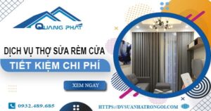 Báo giá dịch vụ sửa rèm cửa tại Thanh Xuân【Tiết kiệm 10%】