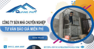 Công ty sửa nhà tại Bình Tân uy tín【Cam kết 100% hài lòng】