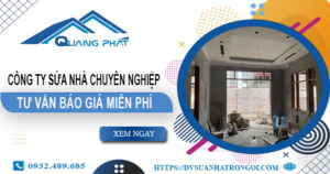 Công ty sửa nhà tại Phú Nhuận – 【Cam kết 100% hài lòng】