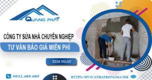 Công ty sửa nhà tại Quận 10 uy tín【Cam kết 100% hài lòng】
