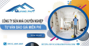 Công ty sửa nhà tại Quận 11 uy tín【Cam kết 100% hài lòng】