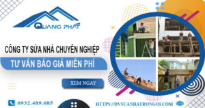 Công ty sửa nhà tại Quận 2 uy tín -【Cam kết 100% hài lòng】