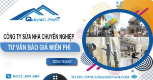 Công ty sửa nhà tại Quận 6 uy tín -【Cam kết 100% hài lòng】