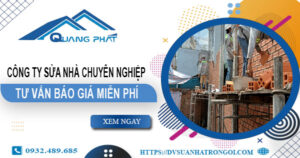 Công ty sửa nhà tại Quận 9 uy tín -【Cam kết 100% hài lòng】