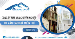 Công ty sửa nhà tại Tây Ninh uy tín【Cam kết 100% hài lòng】