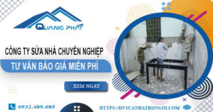 Công ty sửa nhà tại Tp Tân An uy tín【Cam kết 100% hài lòng】