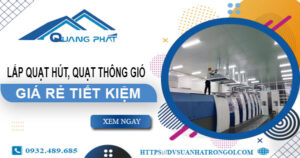 Giá lắp quạt hút, quạt thông gió tại Bến Cát【Tiết kiệm 10%】