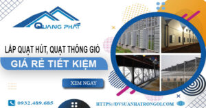 Giá lắp quạt hút, quạt thông gió tại Nhà Bè【Tiết kiệm 10%】